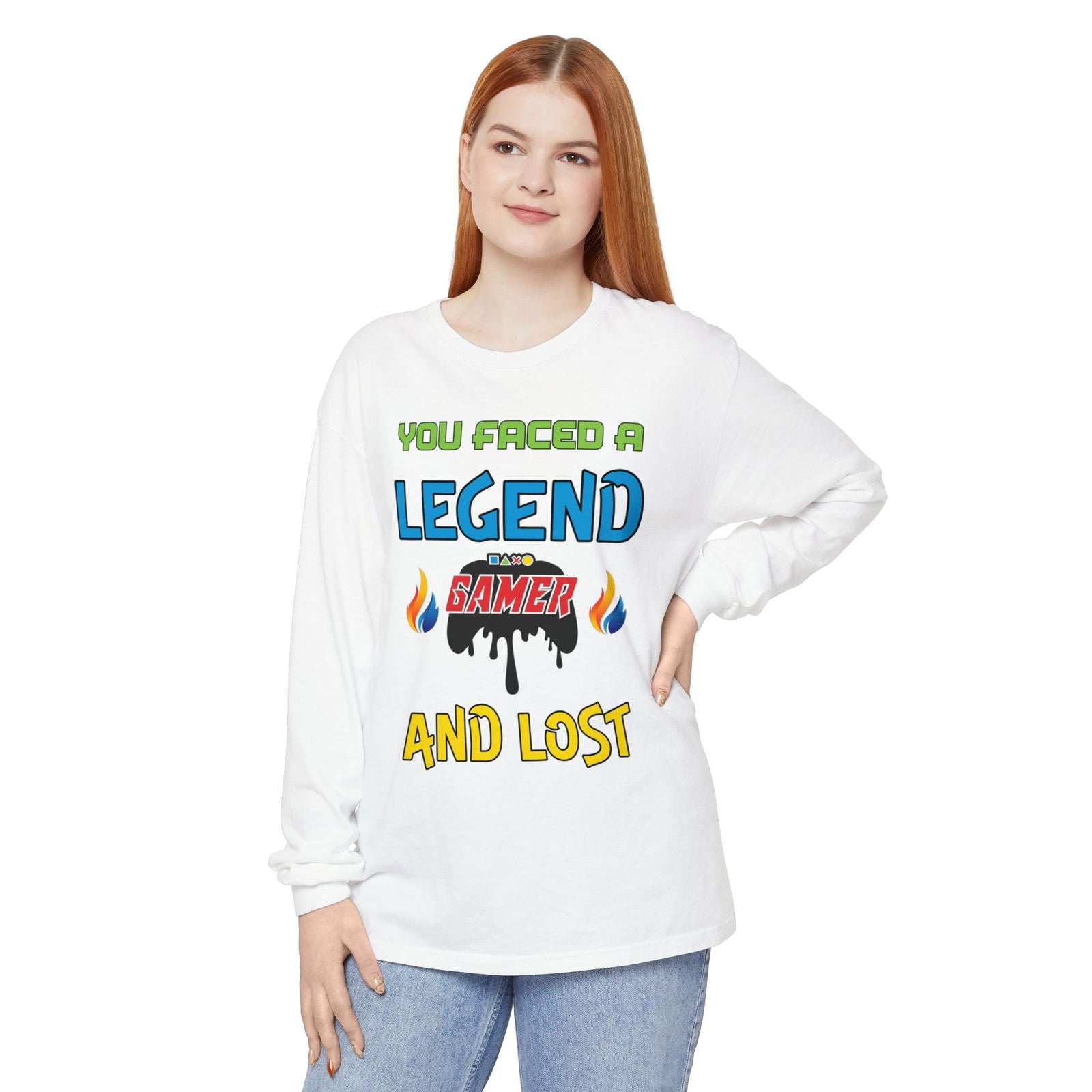 You Faced a Legend- Women's Long Sleeve T-Shirt - Boss Mode Fashion LLC