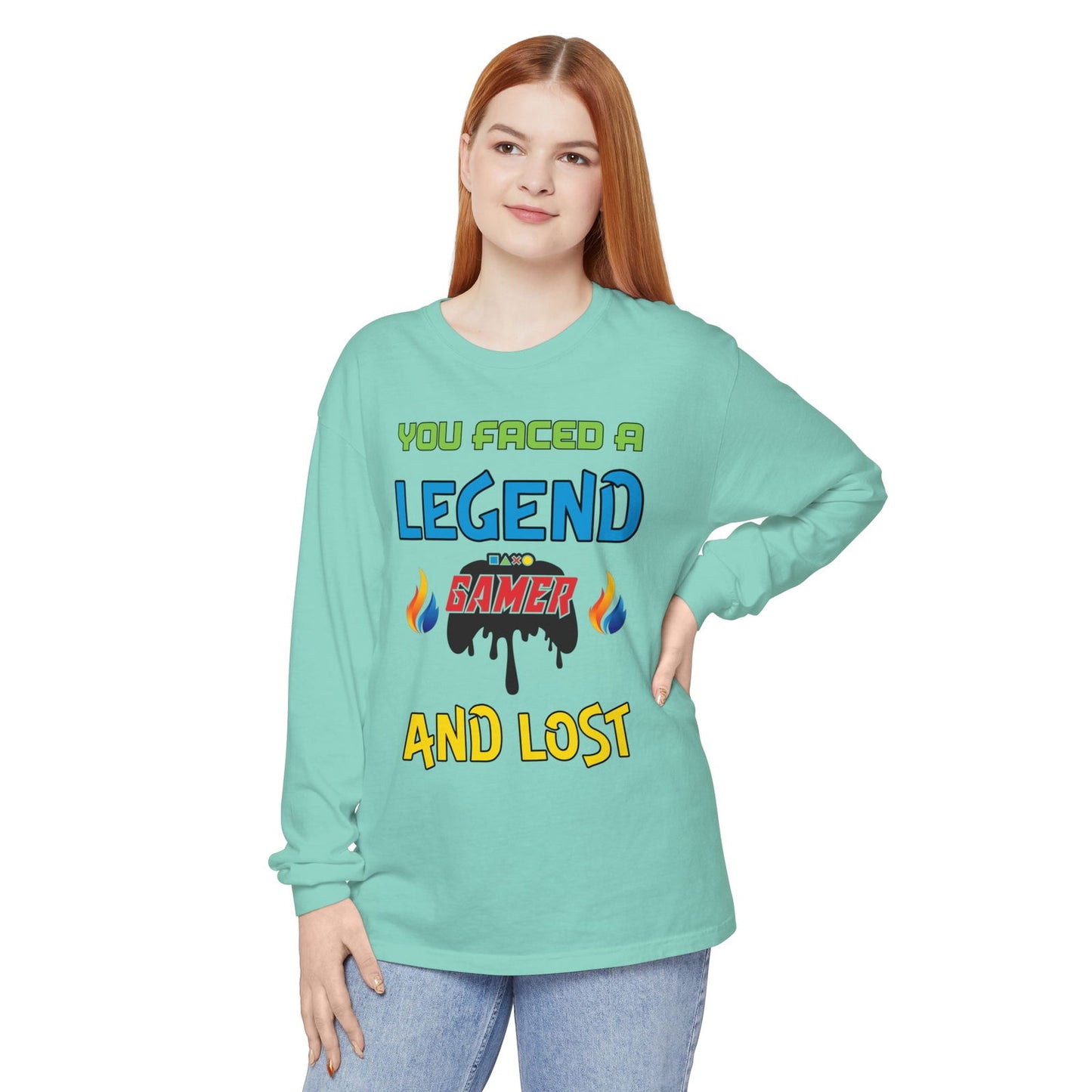 You Faced a Legend- Women's Long Sleeve T-Shirt - Boss Mode Fashion LLC