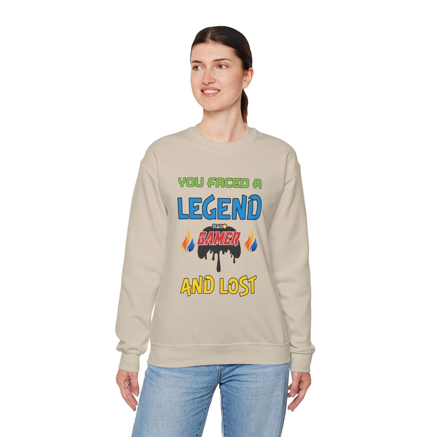 You Faced a Legend- Women's Sweatshirt - Boss Mode Fashion LLC