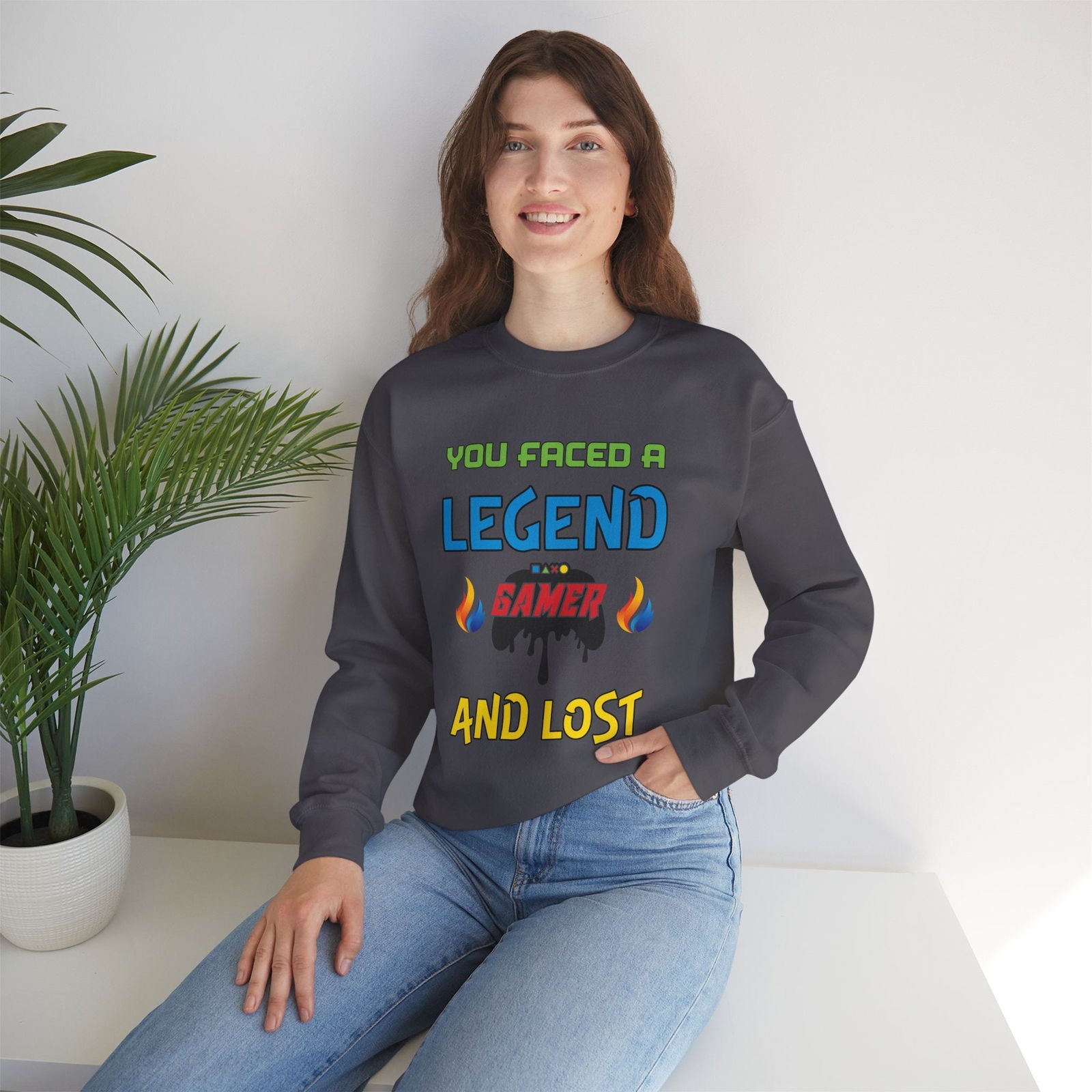 You Faced a Legend- Women's Sweatshirt - Boss Mode Fashion LLC