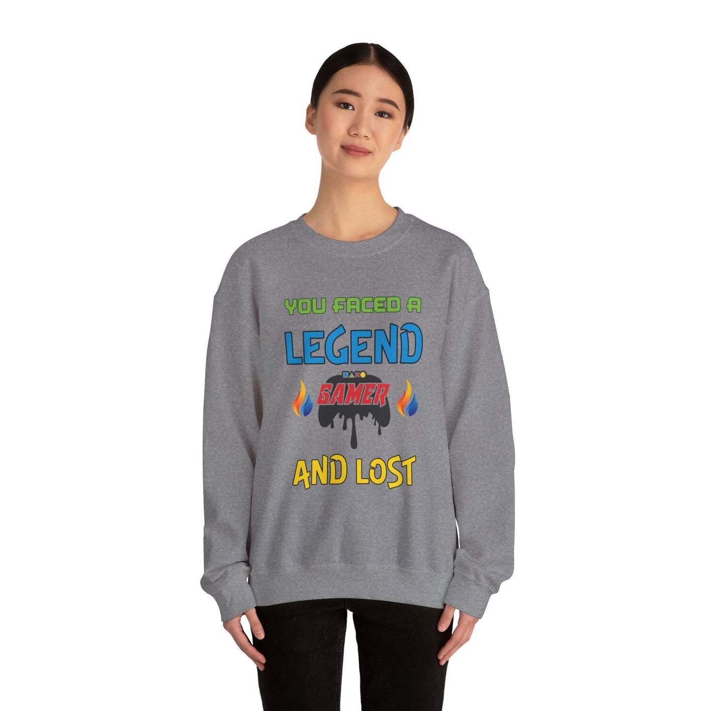 You Faced a Legend- Women's Sweatshirt - Boss Mode Fashion LLC