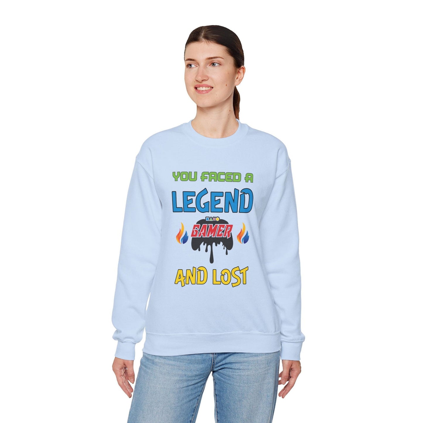 You Faced a Legend- Women's Sweatshirt - Boss Mode Fashion LLC